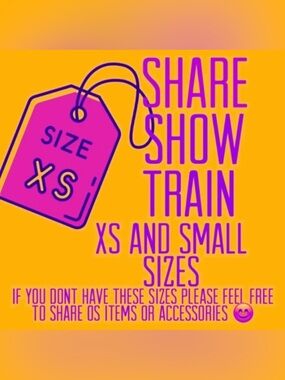 XS/S Share Train 🚂 All Aboard!